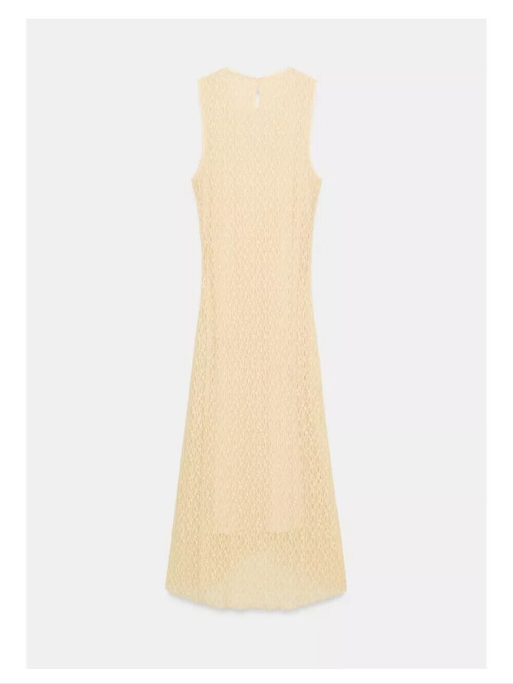 Zara Gathered Lace Midi Dress Is - Picture 13 of 13